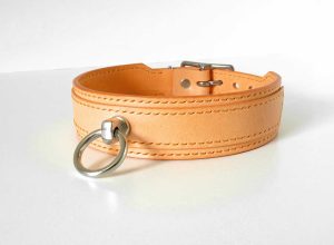 Collier BDSM Orange Pastel