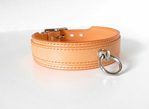 Collier BDSM Orange Pastel