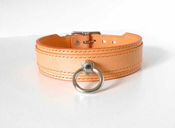 Collier BDSM Orange Pastel