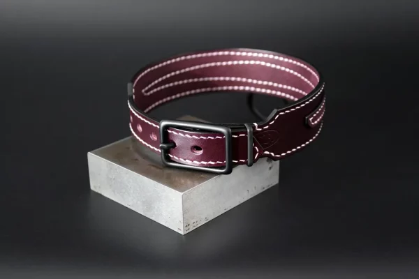 choker bdsm boucle noir