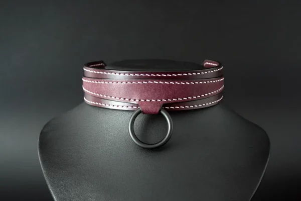 choker bdsm en cuir